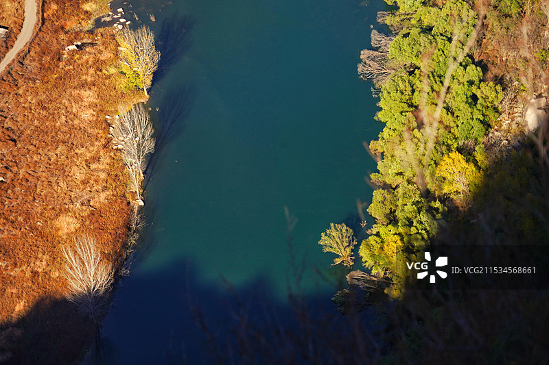 北京密云山中秋景图片素材