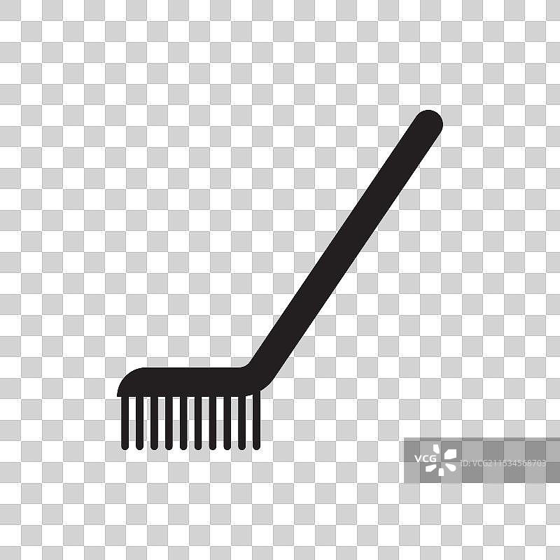 马桶刷图标图片素材