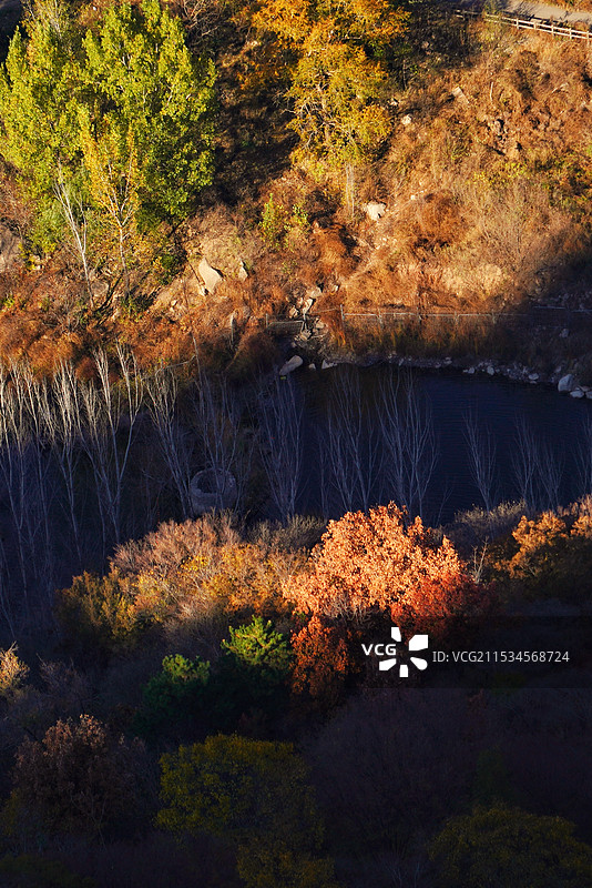 北京密云山中秋景图片素材