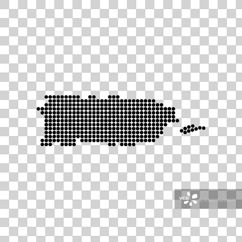 波多黎各地图图片素材