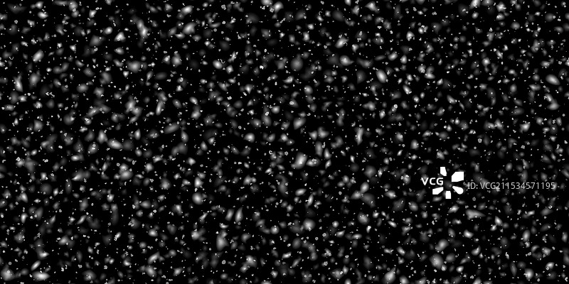 黑夜天空中的雪花无缝图案图片素材