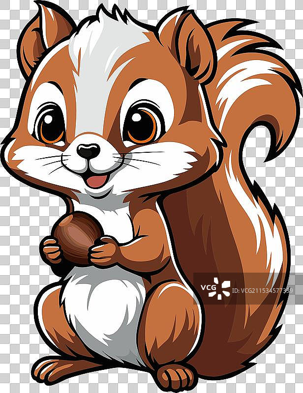 卡通松鼠图片素材