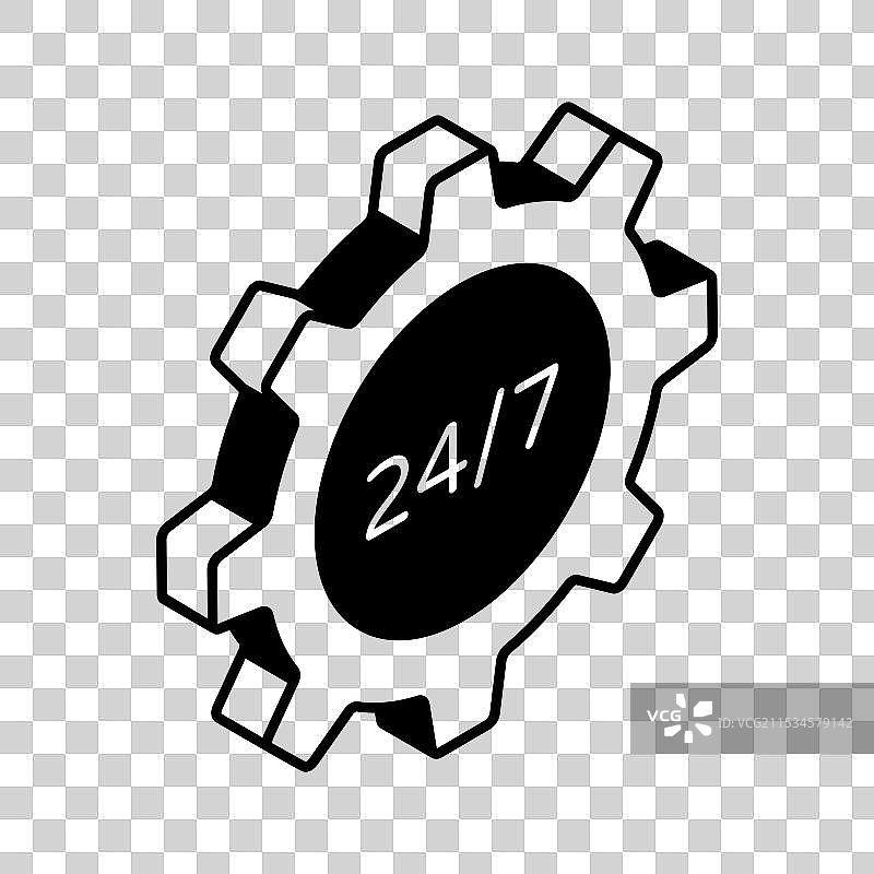 24小时服务图片素材