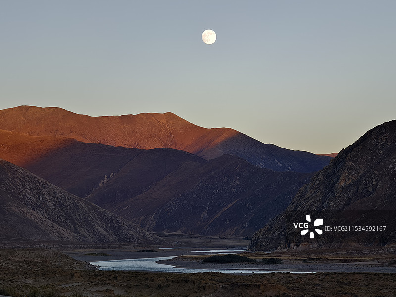 日喀则昂仁拉孜县图片素材