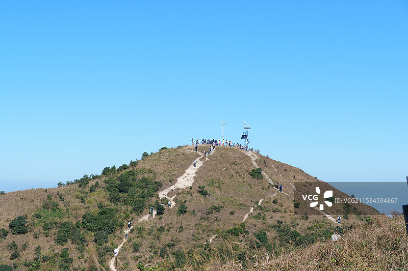 首爬七娘山图片素材