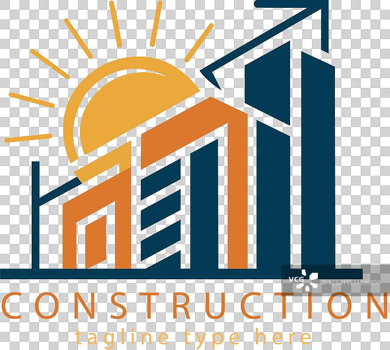 建筑和房地产公司标志设计图片素材