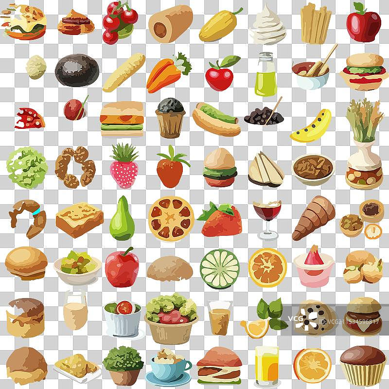 食物图标图片素材