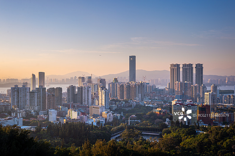 思明区西部片区图片素材