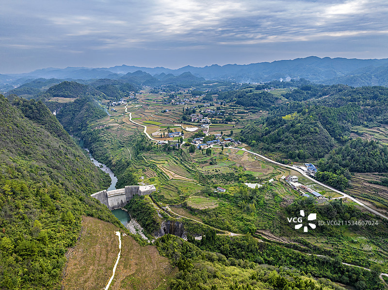 贵州遵义市余庆县龙家镇龙家服务区图片素材