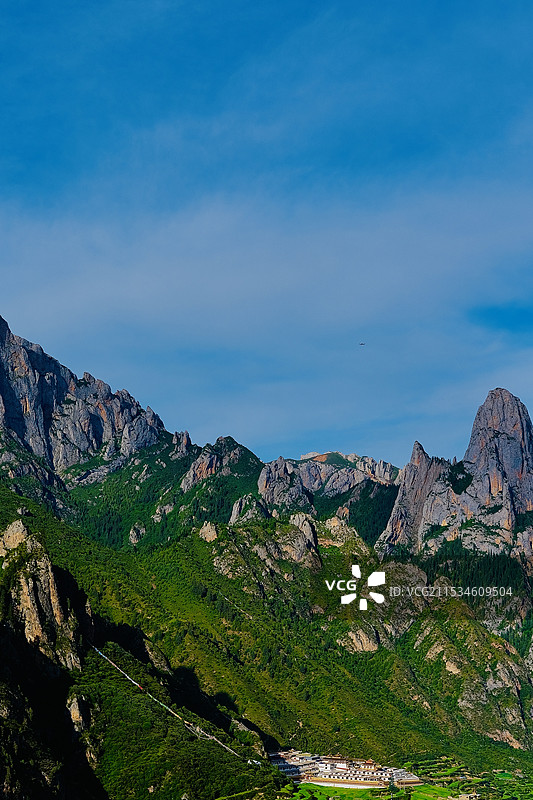 甘南 扎尕那 雨后的人间仙境图片素材