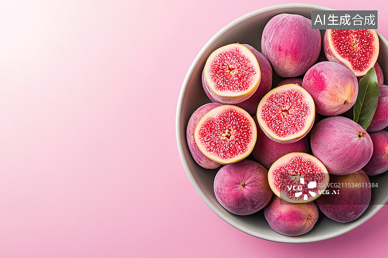 【AI数字艺术】红心无花果的诱惑图片素材