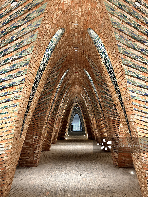 玛丝菲尔大厦室内对称美学图片素材