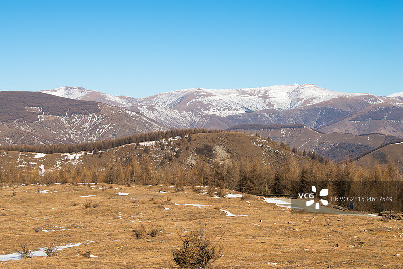 2024年腊月，雪后五台山，金阁寺，大南庄，南台图片素材