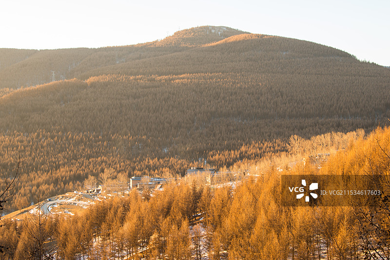 2024年腊月，雪后五台山，金阁寺，大南庄，南台图片素材