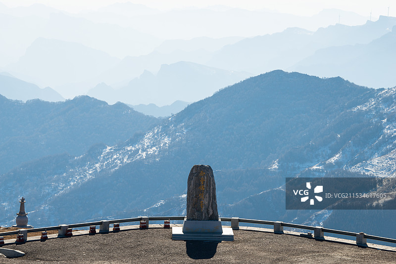 2024年腊月，雪后五台山，金阁寺，大南庄，南台图片素材