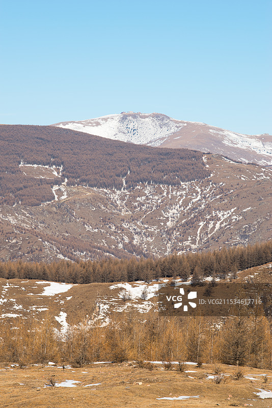 2024年腊月，雪后五台山，金阁寺，大南庄，南台图片素材