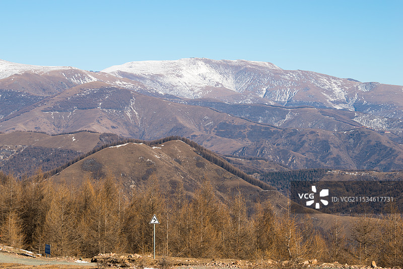 2024年腊月，雪后五台山，金阁寺，大南庄，南台图片素材