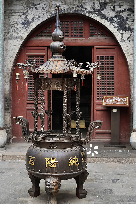山西省晋中市介休市介休后土庙吕祖殿纯阳宫图片素材