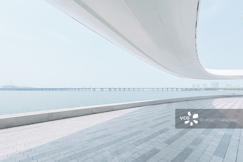 深圳华侨城欢乐港湾海边景观图片素材