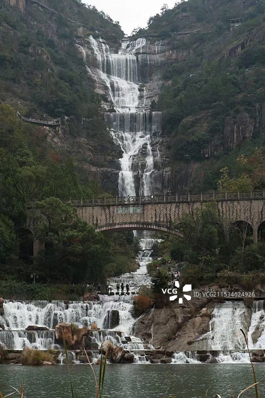 台州天台山瀑布图片素材