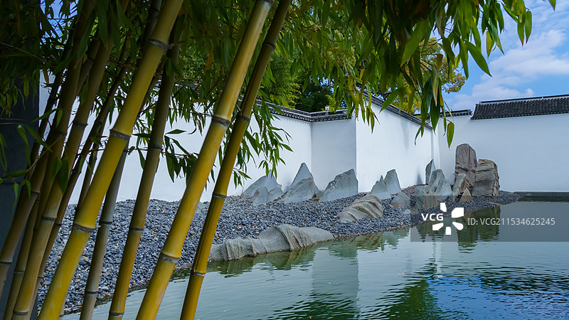 苏州博物馆本馆一景图片素材