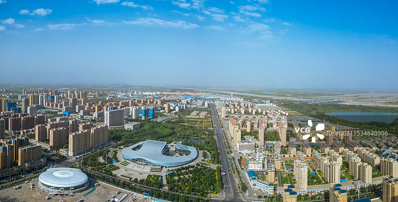 张掖 城市湿地博物馆 边塞竞技体育中心 湿地公园 甘州府城 玉水苑图片素材