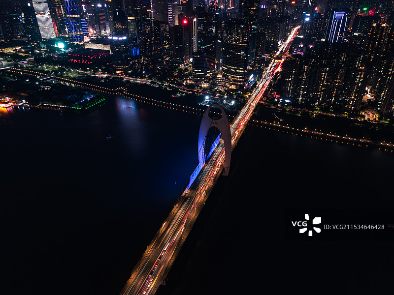 广州猎德大桥图片素材