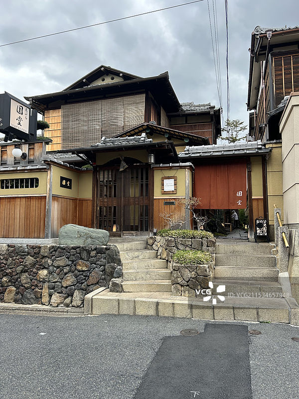 日本京都花见小路景色图片素材