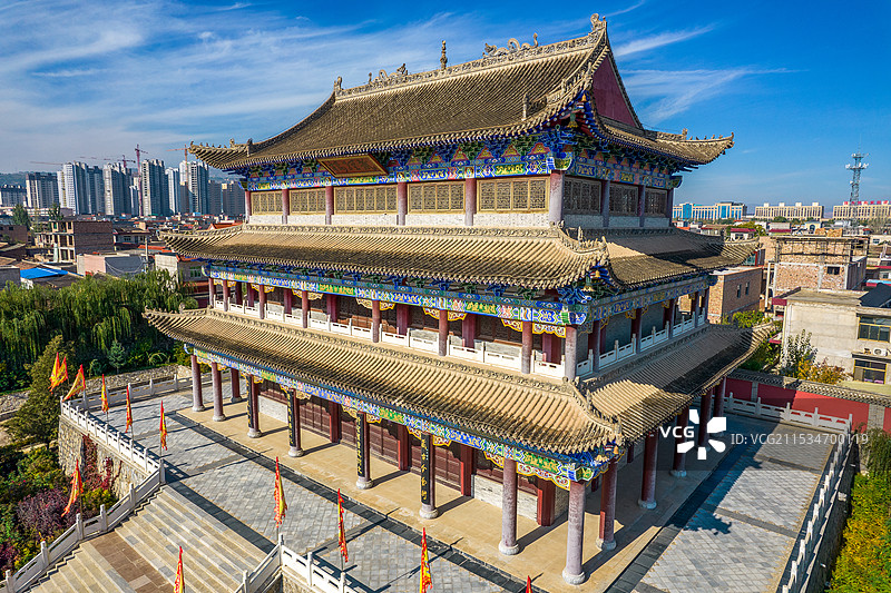 中国甘肃省定西市陇西县李家龙宫图片素材