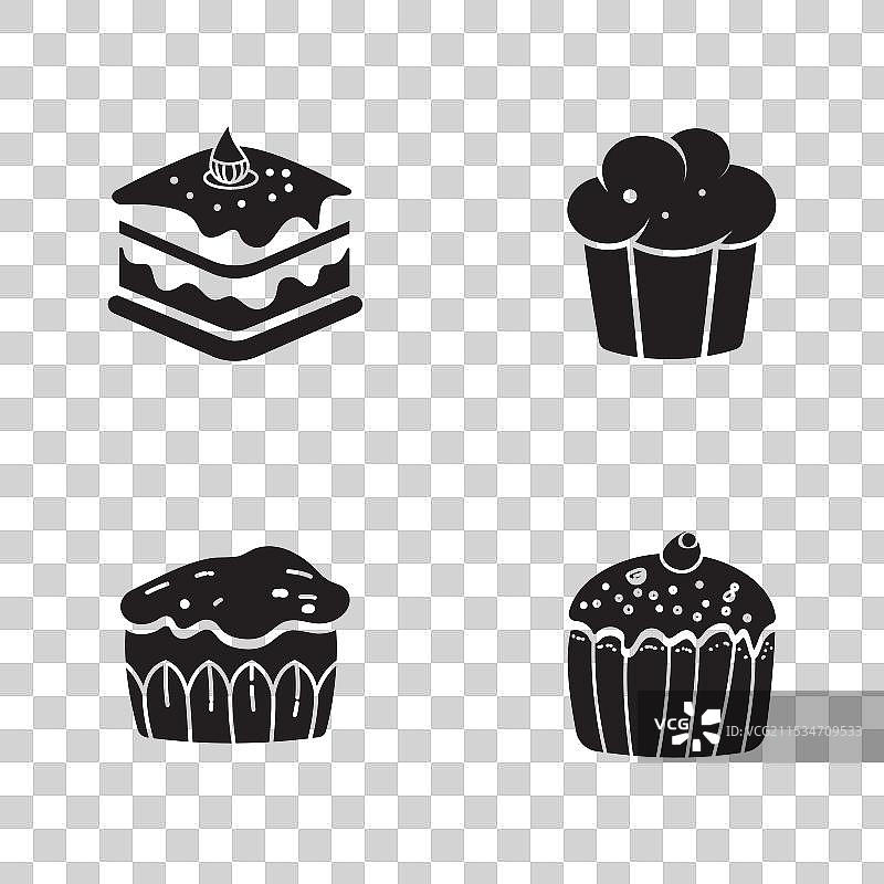 蛋糕图标设计模板图片素材