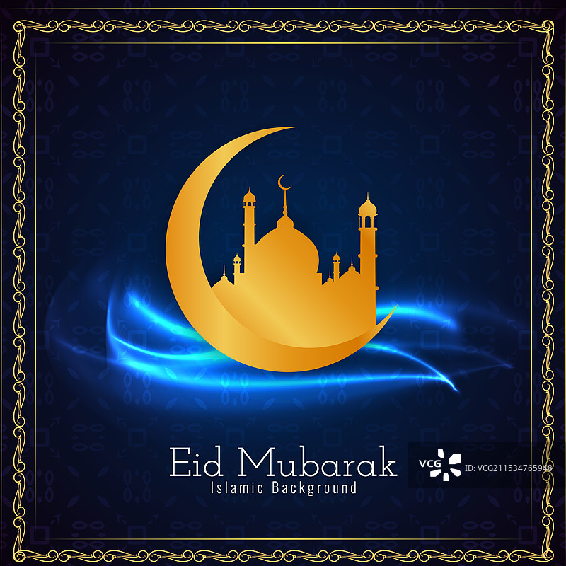 伊斯兰节日开斋节的背景图片素材