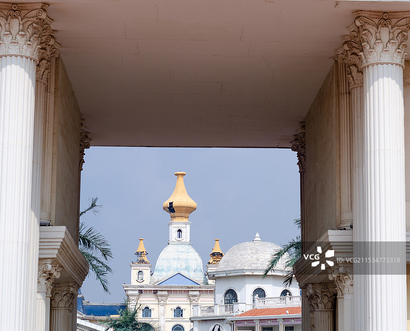 青岛方特入口图片素材