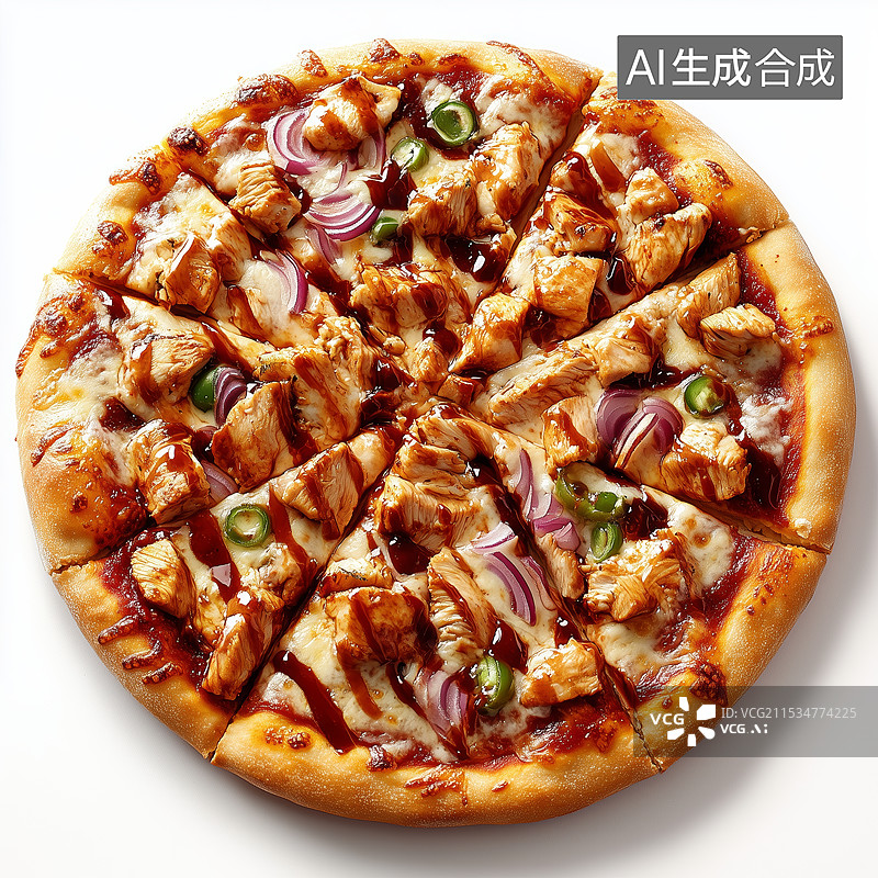 【AI数字艺术】意式风味披萨图片素材