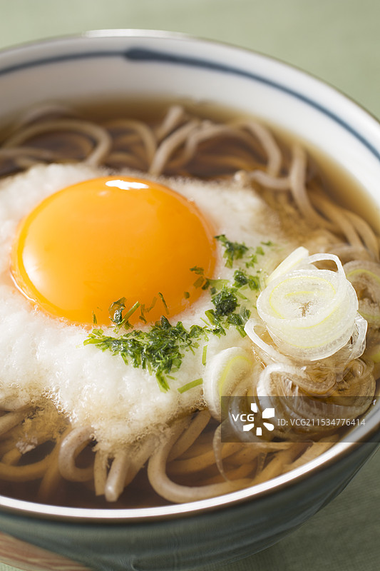 月见荞麦面图片素材