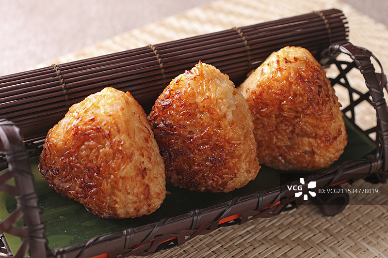 烤饭团图片素材