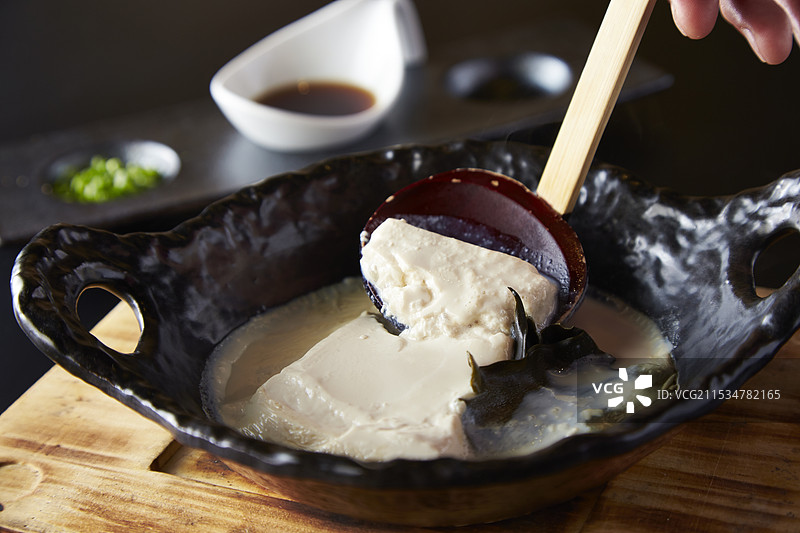 手工豆腐与煮豆腐图片素材