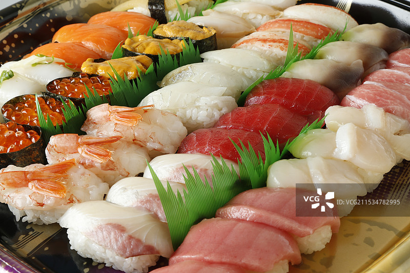 北海道寿司套餐图片素材