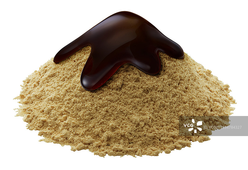 黑色风味的黄豆粉图片素材