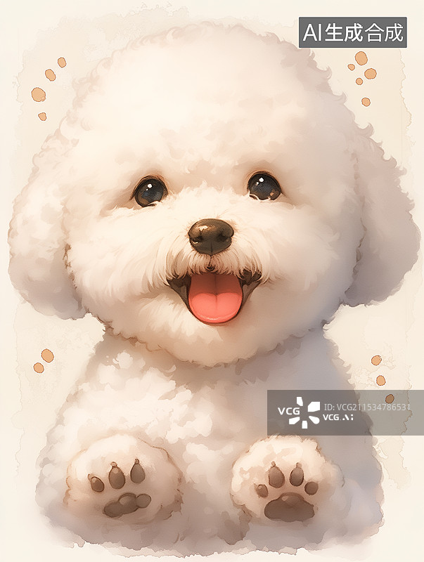 【AI数字艺术】卡通狗图片素材