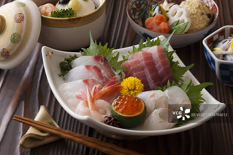 怀石料理的配菜图片素材