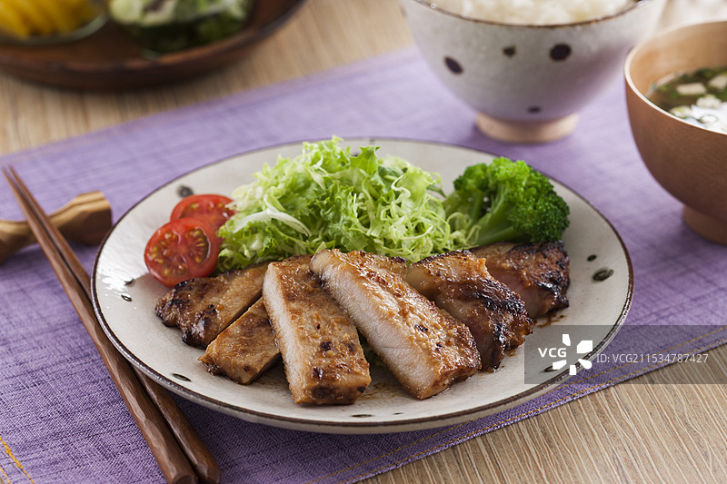 味噌猪肉图片素材