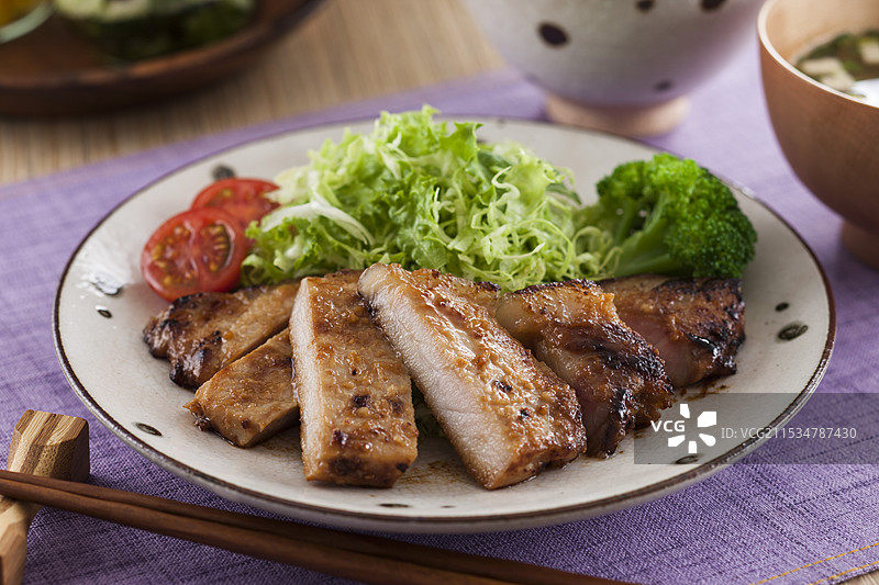 味噌猪肉图片素材