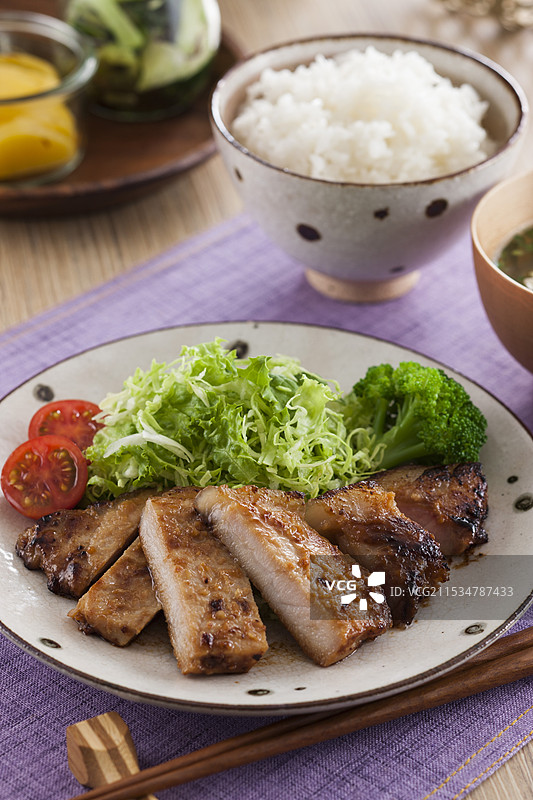 味噌猪肉图片素材