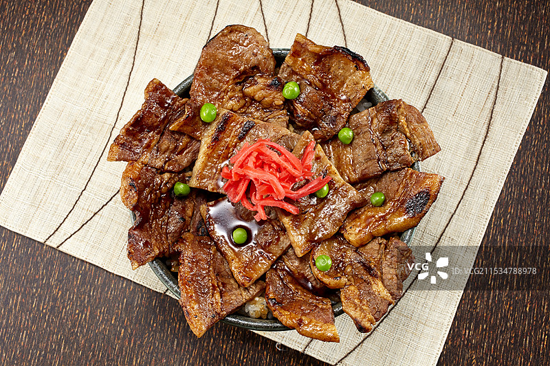 猪肉饭碗图片素材