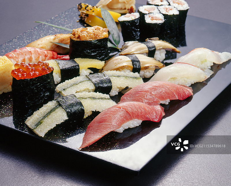 寿司拼盘图片素材