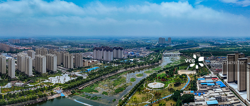 方城县 龙泉公园 潘河大桥 润豪世纪 阳城公园 航拍图片素材