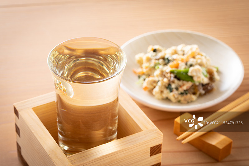 冷酒和小吃图片素材