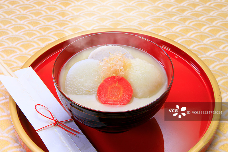 京都风格的杂煮图片素材