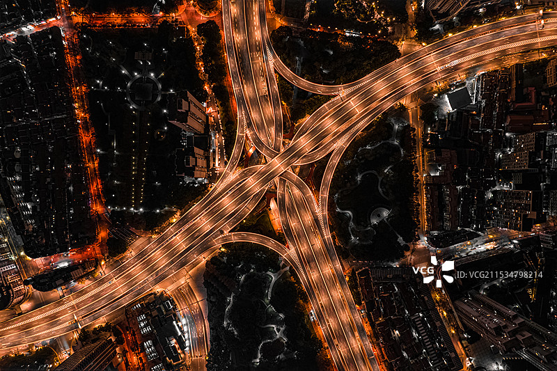 延安东路立交桥静音版图片素材