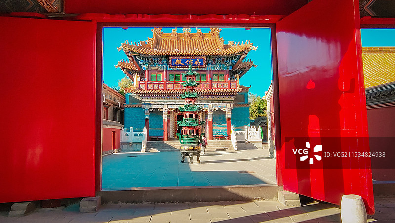 内蒙古呼和浩特大昭寺图片素材